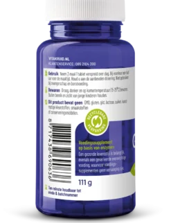 Vitakruid Glutazyme Spijsverteringsenzymen en L-Glutamine (90 tabletten)