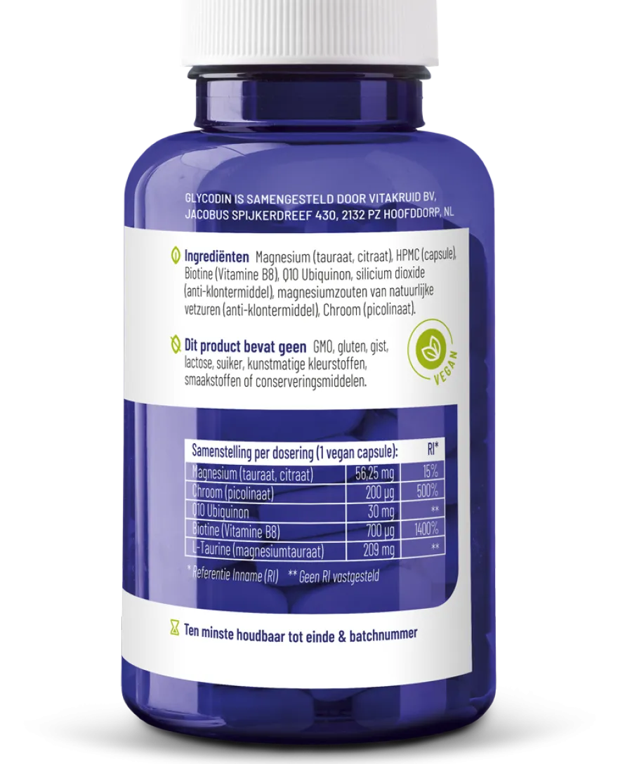 Vitakruid Glycodin Chroom Biotine (90 vega capsules)