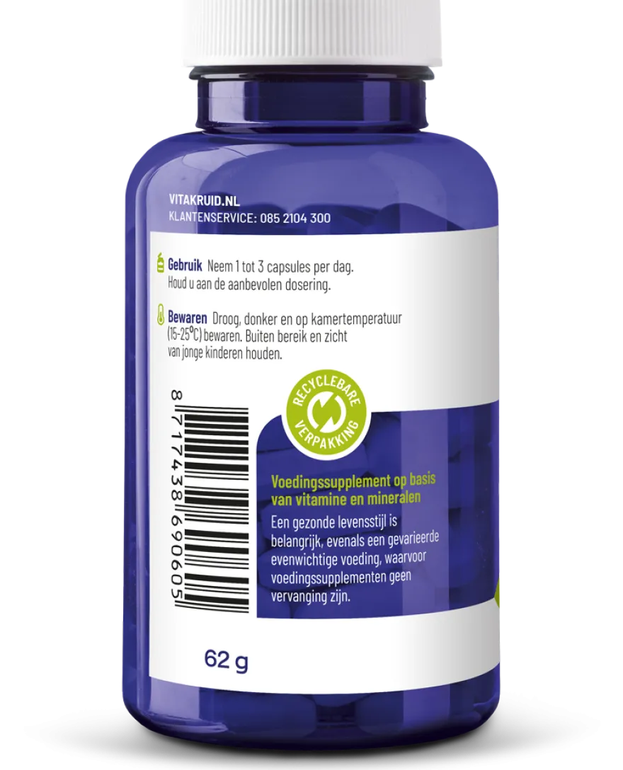 Vitakruid Glycodin Chroom Biotine (90 vega capsules)