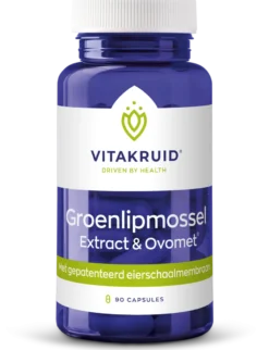 Vitakruid Groenlipmossel Extract & Ovomet Eierschaalmembraam (90 vega capsules)