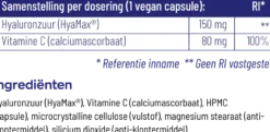 Vitakruid Hyaluronzuur 150 Hyamax® met Vitamine C Anti-Aging (60 vega capsules)