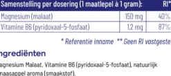 Vitakruid Magnesium Malaat met Vitamine B6 (P-5-P) (120 gr)