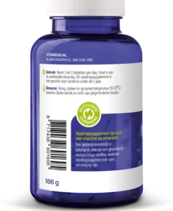 Vitakruid Magnesium 150 Malaat met Vitamine B6 (P-5-P) (90 tabletten)