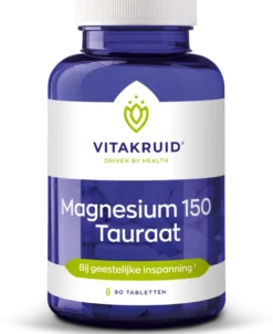 Vitakruid Magnesium 150 Tauraat (90 tabletten)