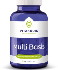 Vitakruid Multi Basis met Natuurlijke Vormen (90 tabletten)
