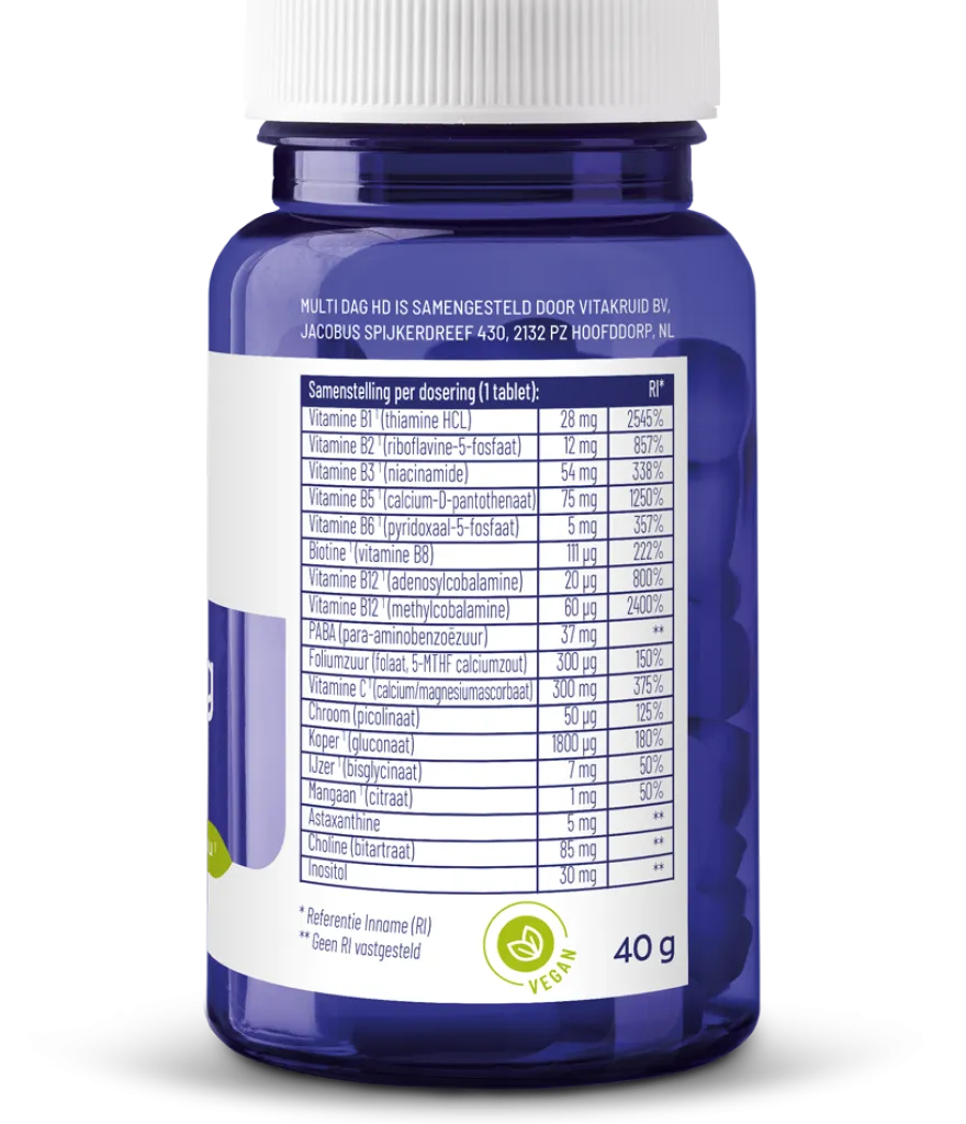 Vitakruid Multi Dag HD (30 tabletten)