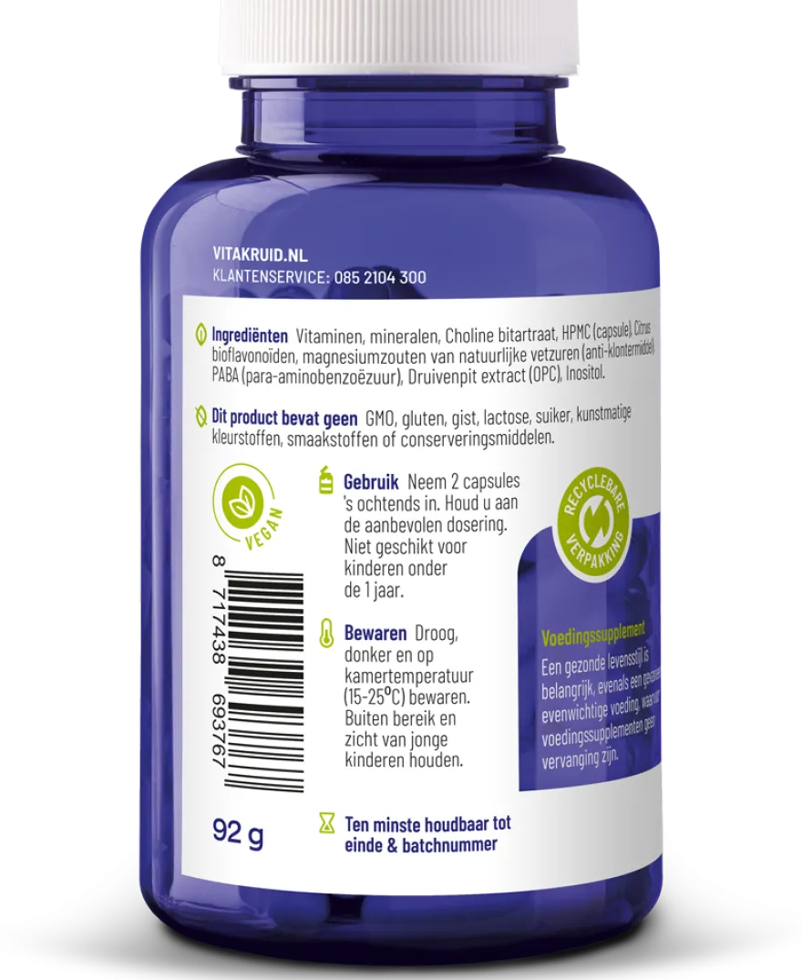 Vitakruid Multi Dag Mama Vegan (180 vega capsules)