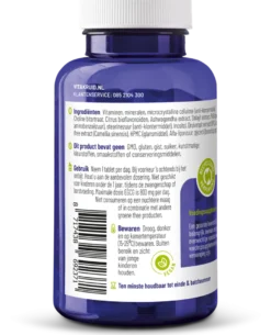 Vitakruid Multi Dag Man Sport 100% Vegan (90 tabletten)