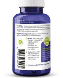 Vitakruid Multi Dag Man 100% Vegan (90 tabletten)