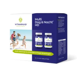 Vitakruid Multi Dag & Nacht HD 100% Vegan (2 x 30 tabletten)