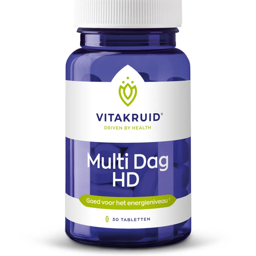 Vitakruid Multi Dag & Nacht HD 100% Vegan (2 x 30 tabletten)