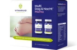Vitakruid Multi Dag & Nacht Mama 100% Vegan (2 x 30 tabletten)
