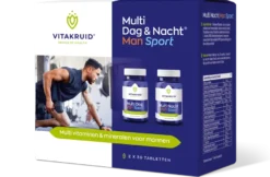 Vitakruid Multi Dag & Nacht Man Sport 100% Vegan (2 x 30 tabletten)