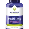Vitakruid Multi Dag Vrouw 100% Vegan (90 tabletten)