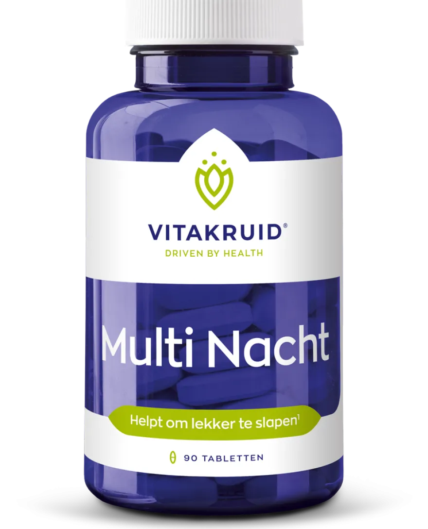 Vitakruid Multi Nacht HD 100% Vegan (90 tabletten)