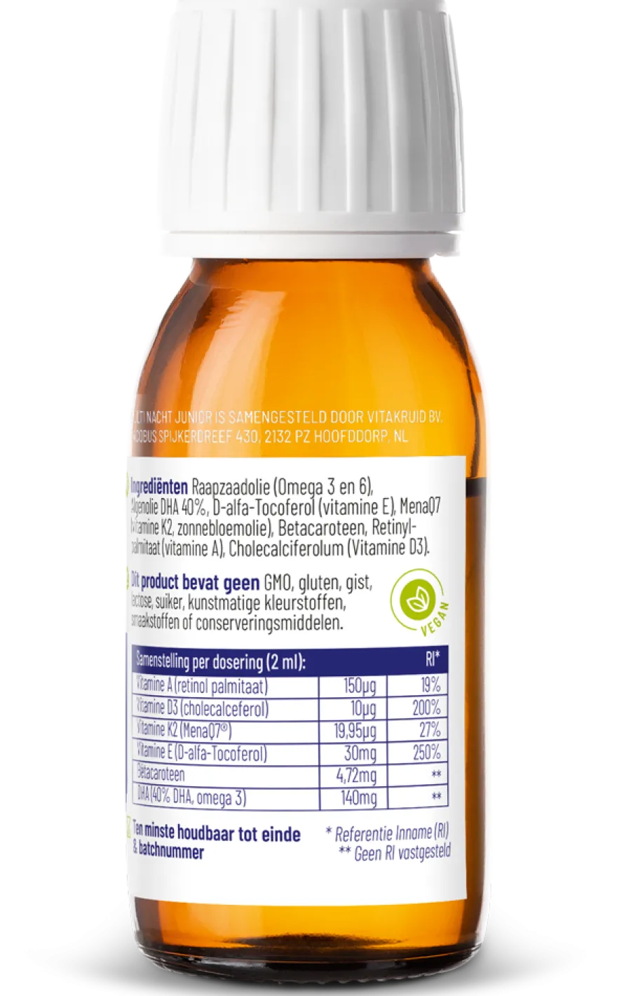 Vitakruid Multi Nacht Junior 100% Vegan (60 ml)