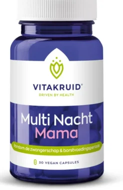 Vitakruid Multi Nacht Mama Vegan (30 vega capsules)