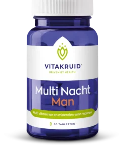 Vitakruid Multi Nacht Man 100% Vegan (30 tabletten)