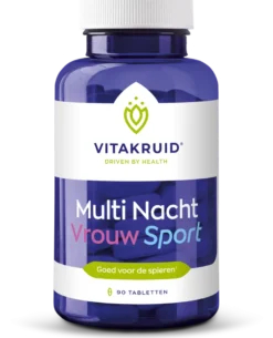 Vitakruid Multi Nacht Vrouw Sport 100% Vegan (90 tabletten)