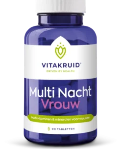Vitakruid Multi Nacht Vrouw 100% Vegan (90 tabletten)