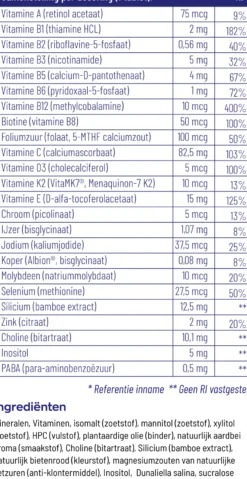Vitakruid Multi One-a-day Junior (90 kauwtabletten)