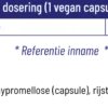 Vitakruid NAC 600 mg N-Acetyl-L-Cysteïne (60 vega capsules)