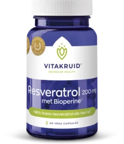 Vitakruid Resveratrol (Veri-Te®) 200 mg met Bioperine® (60 vega capsules)