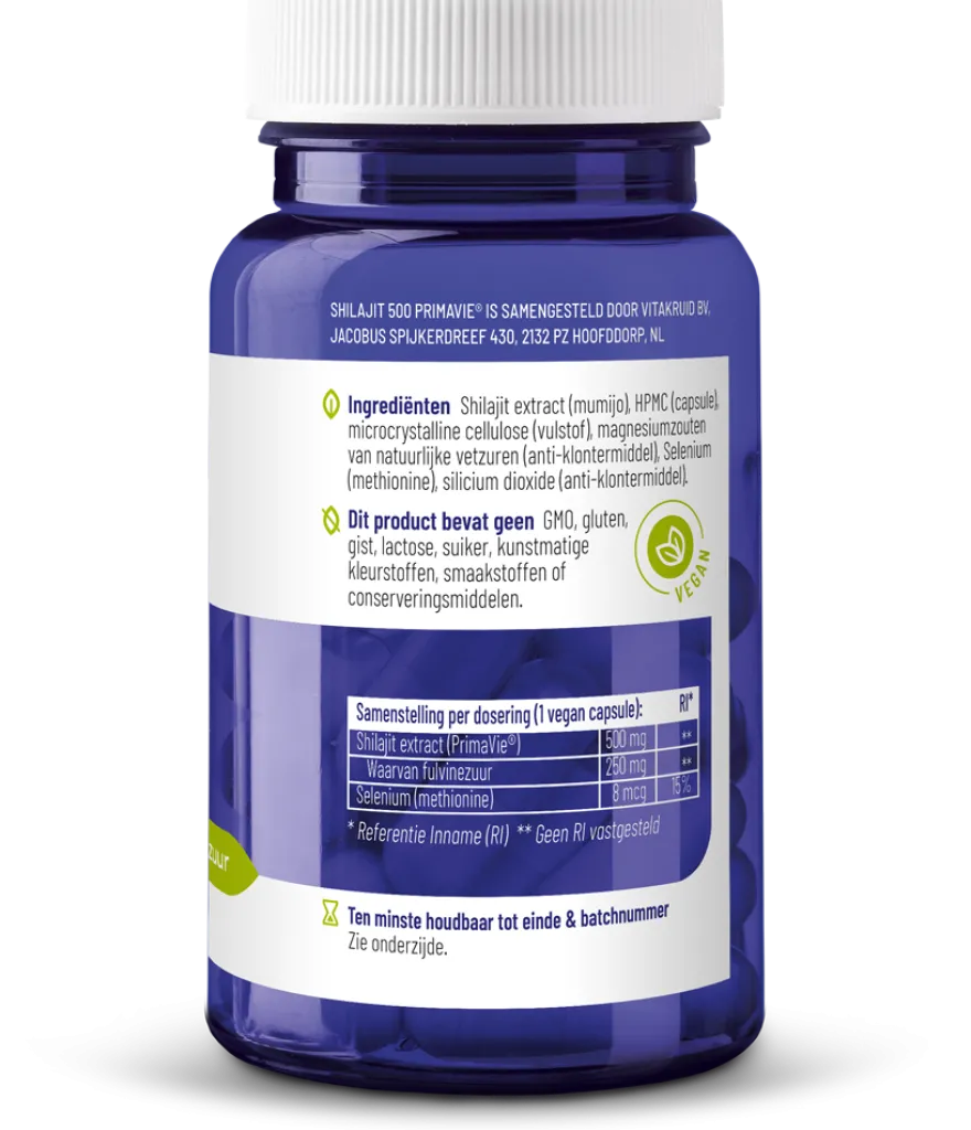 Vitakruid Shilajit 500 PrimaVie (60 capsules)