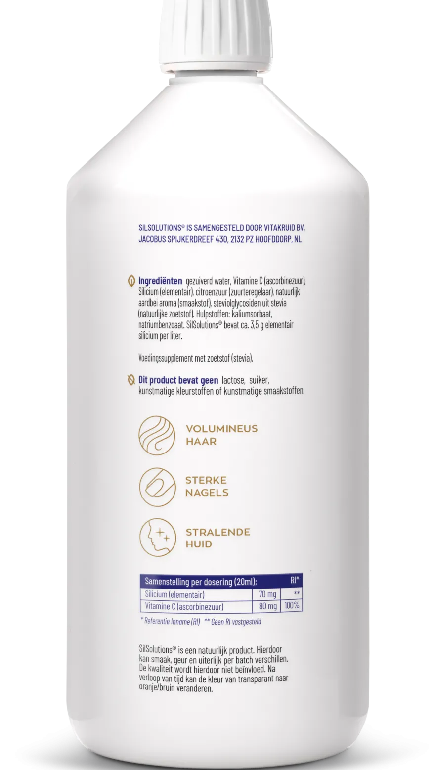 Vitakruid SilSolutions 1000 – Aardbei (1000 ml)