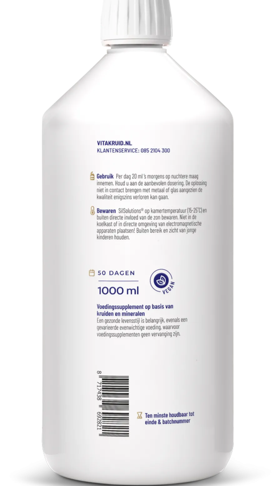 Vitakruid SilSolutions 1000 – Aardbei (1000 ml)