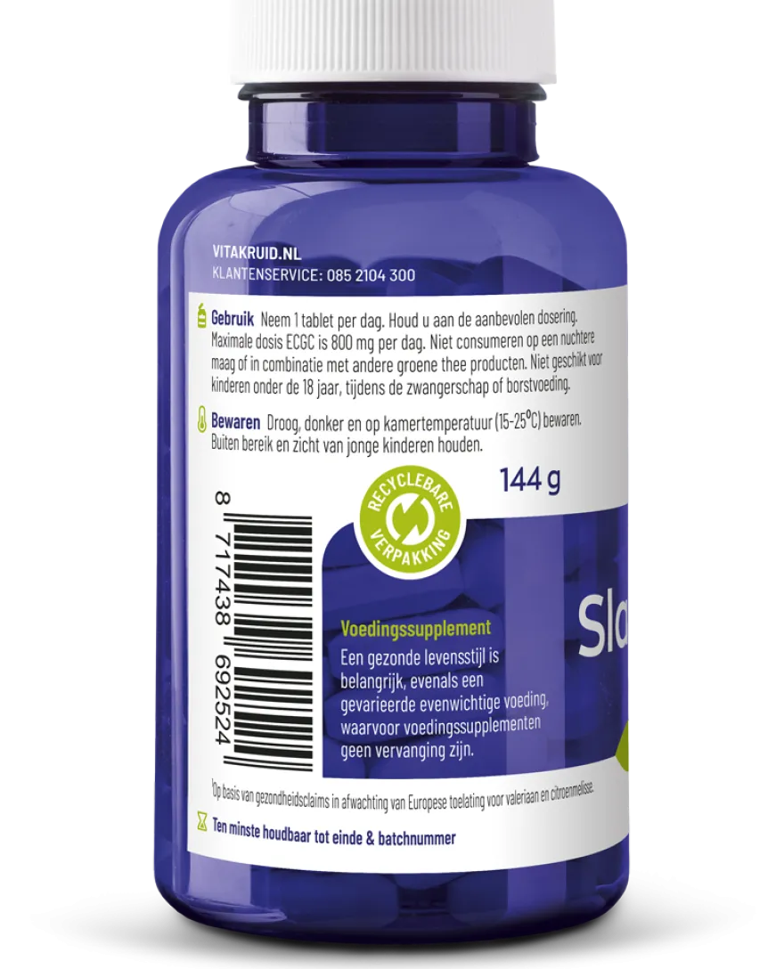 Vitakruid Slaapcomplex Oa Valeriaan Magnesium Bisglycinaat (90 Tabletten)