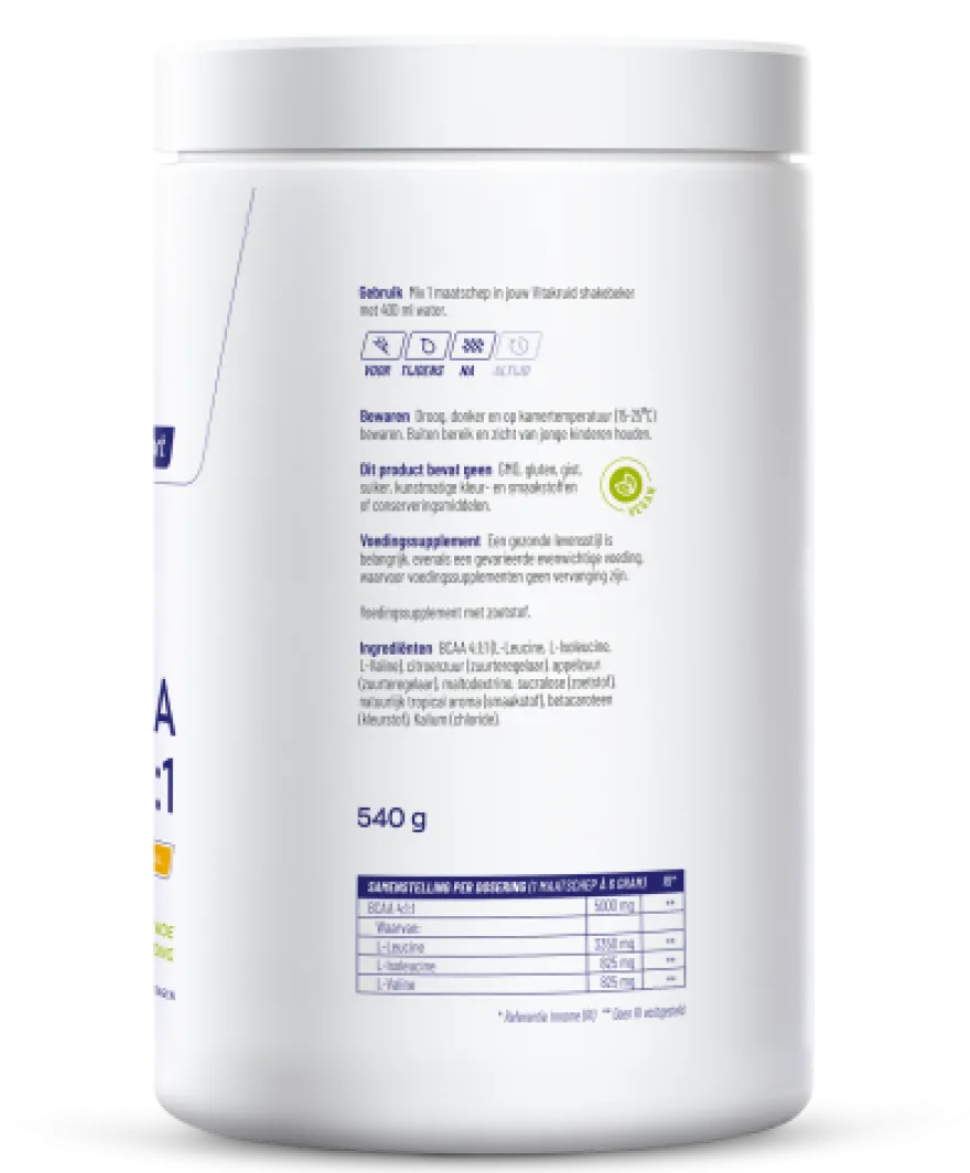 Vitakruid Sport BCAA 4:1:1 Tropical (540 gr)