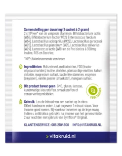 Vitakruid Symflora® Original Pre- en Probiotica 8 Stammen (30 zakjes)
