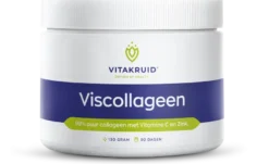 Vitakruid Viscollageen 99% Puur Collageen Vitamine C & Zink (130 gr)