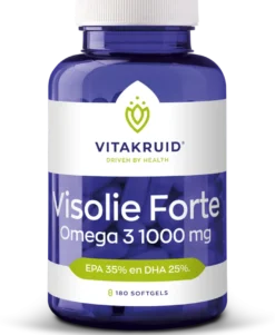 Vitakruid Visolie Forte 1000 mg EPA 35% DHA 25% (180 softgels)