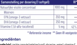 Vitakruid Visolie Forte 1000 mg EPA 35% DHA 25% (180 softgels)