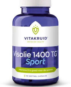 Vitakruid Visolie 1400 Sport Triglyceriden EPA 40% DHA 20% (90 softgels)