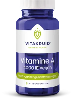 Vitakruid Vitamine A Retinol Acetaat 4000 IE Vegan (90 vega capsules)