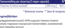 Vitakruid Vitamine A Retinol Acetaat 4000 IE Vegan (90 vega capsules)