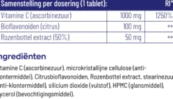Vitakruid Vitamine C 1000 mg met Bioflavonoïden & Rozenbottel (180 tabletten)