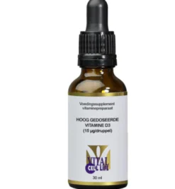 Vital Cell Life Vitamine D3 15mcg druppels (30 ml)