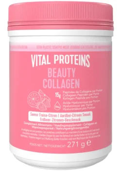 Vital Proteins Beauty Collageen – Aardbei Citroen (271 gr)