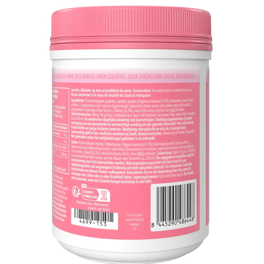 Vital Proteins Beauty Collageen – Aardbei Citroen (271 gr)