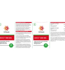 Vitals AHCC 500mg (60 capsules)