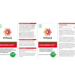 Vitals Curcumine SLCP (120 capsules)