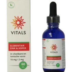 Vitals Elementair Zink & Koper (60 ml)