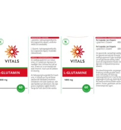 Vitals L-Glutamine 1000mg (60 capsules)