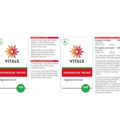 Vitals Magnesiumcitraat 100 mg (100 capsules)