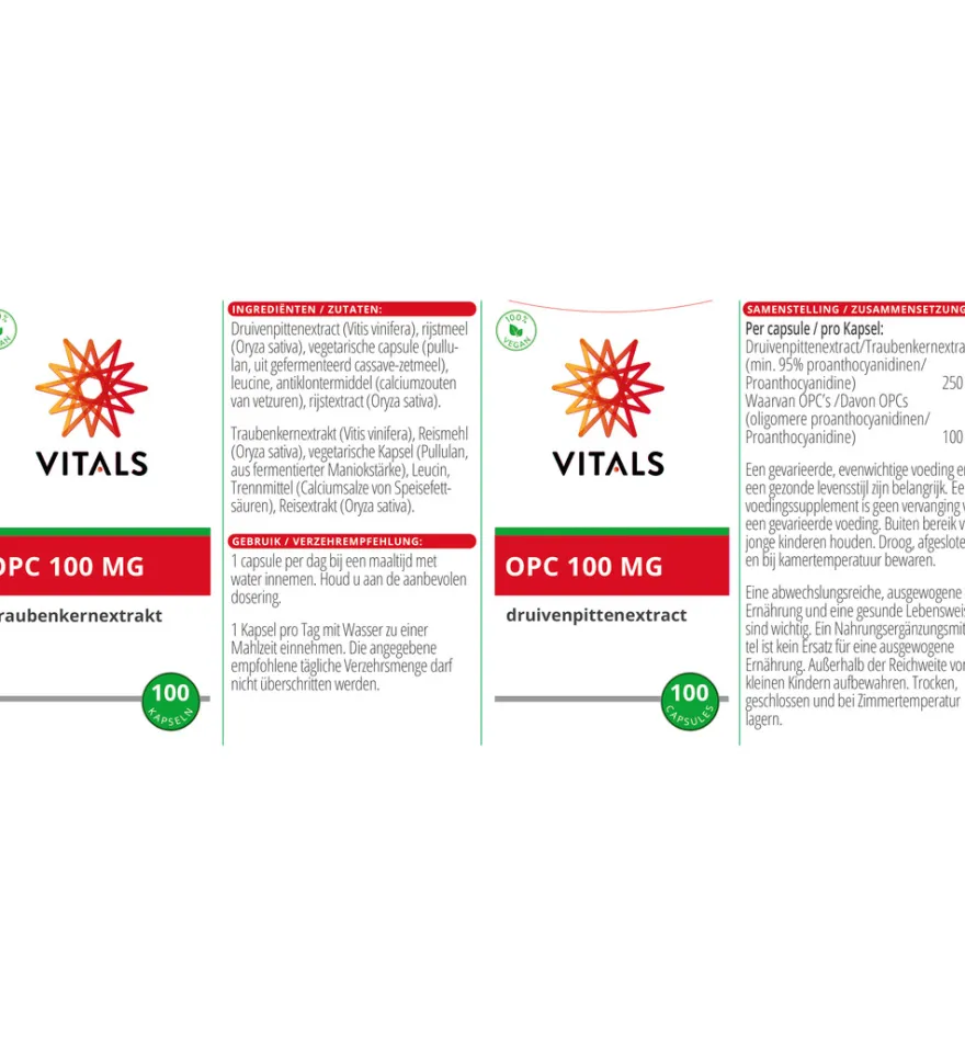 Vitals OPC 100 mg (100 capsules)