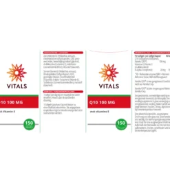 Vitals Q10 100mg (150 capsules)